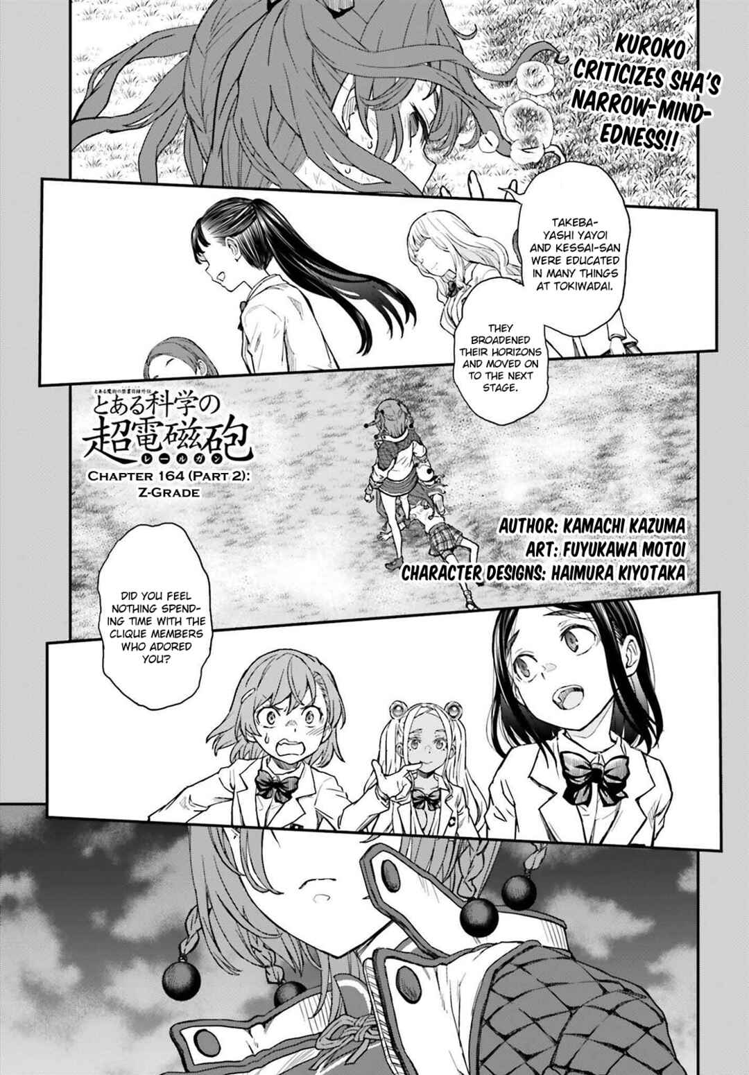 Page 1 Chapter 164.2 Toaru Majutsu no Index Gaiden - Toaru Kagaku no Railgun