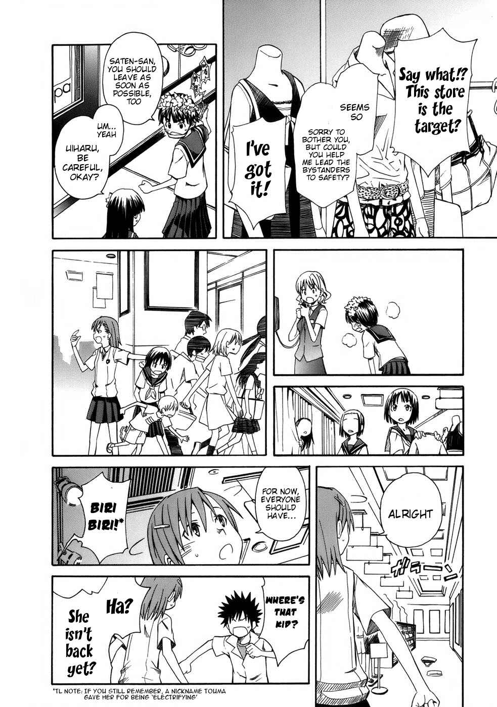 Page 12 Chapter 5 Toaru Majutsu no Index Gaiden - Toaru Kagaku no Railgun