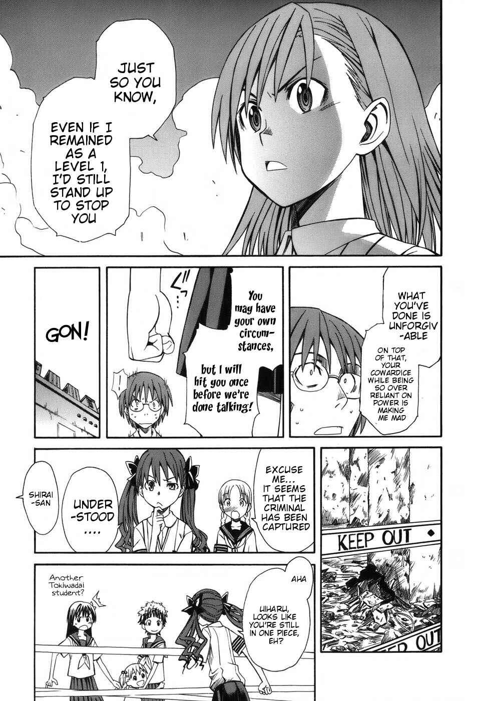Page 23 Chapter 5 Toaru Majutsu no Index Gaiden - Toaru Kagaku no Railgun