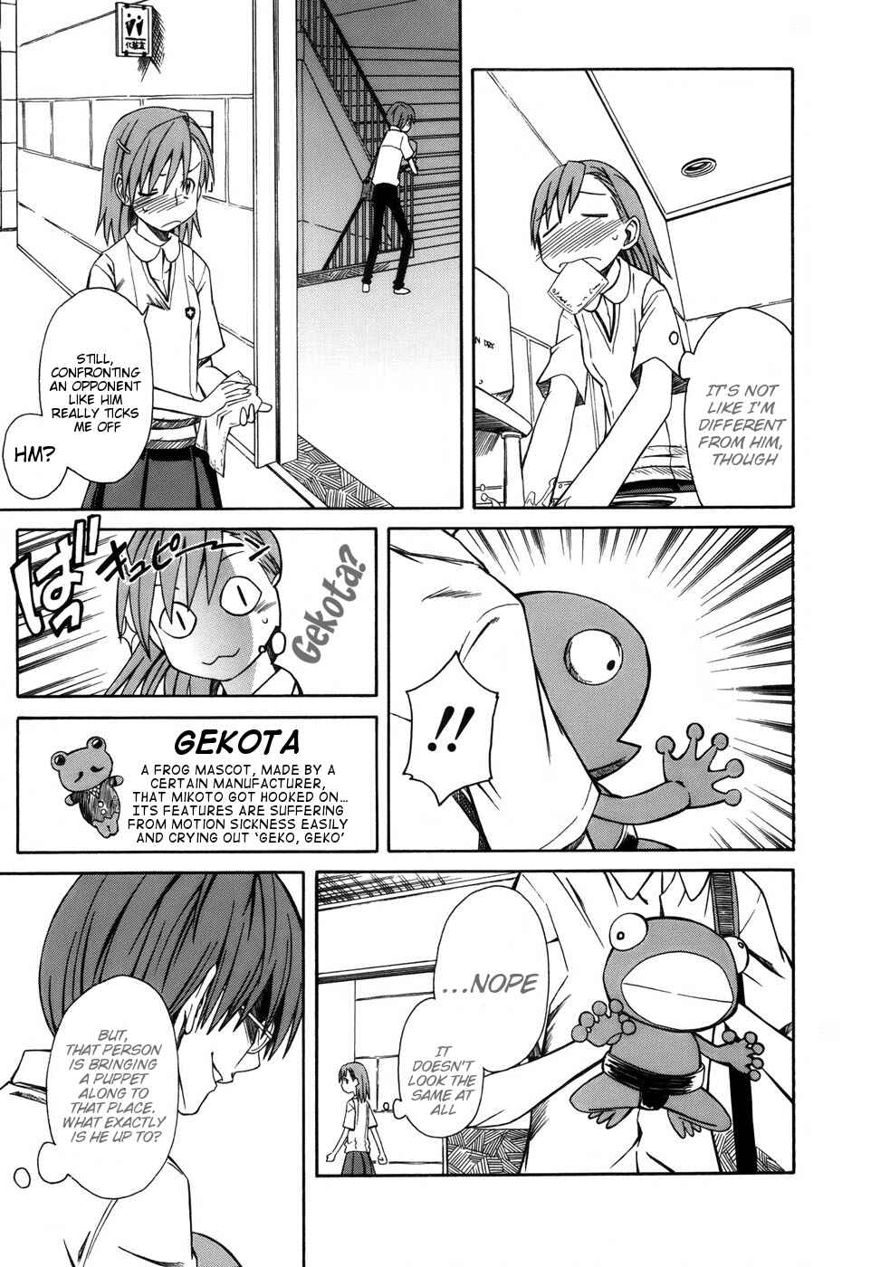 Page 9 Chapter 5 Toaru Majutsu no Index Gaiden - Toaru Kagaku no Railgun