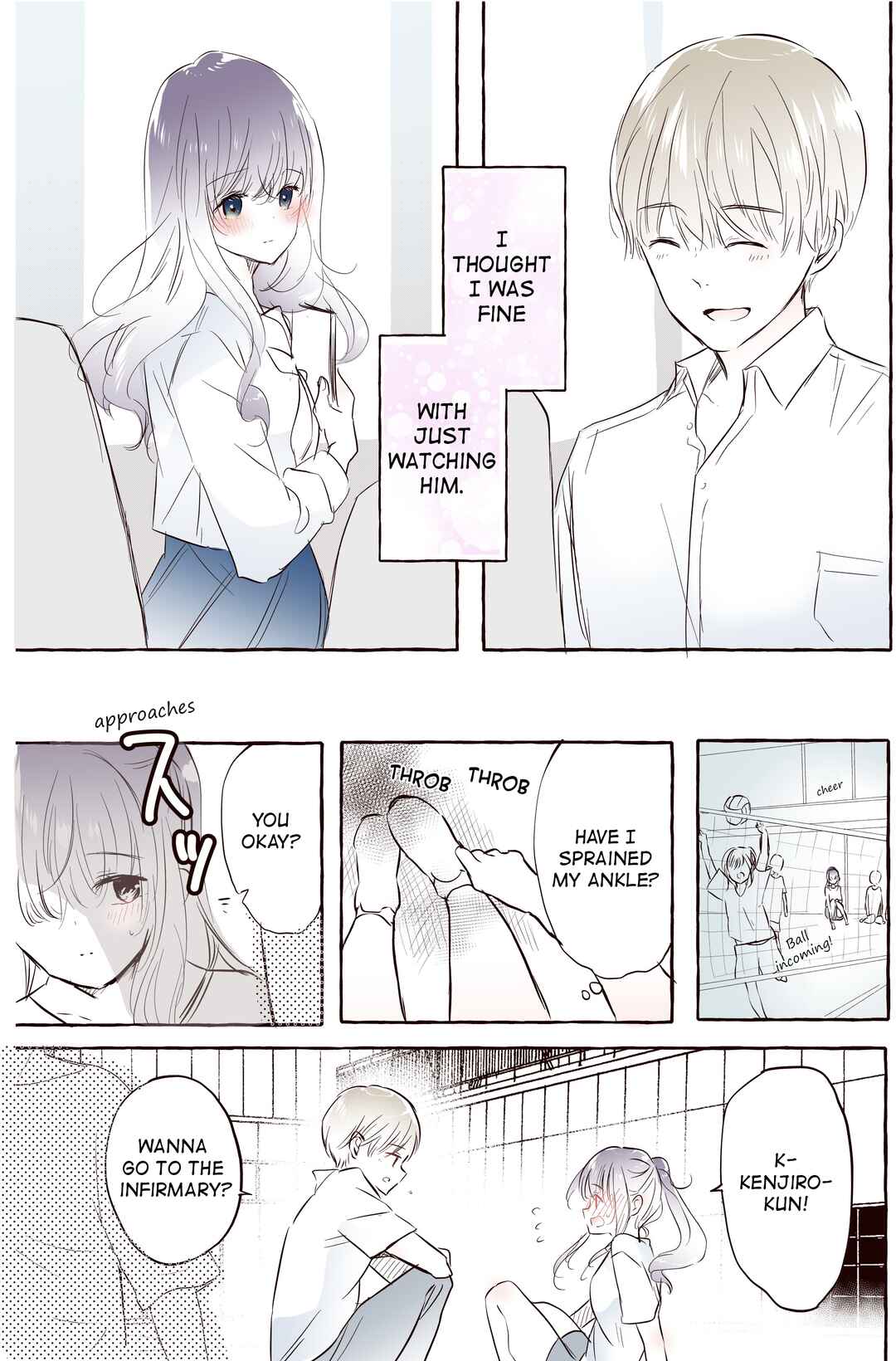 Page 1 Chapter 2 Kataomoi-chu no joshi to tonari no zaseki ni narattara
