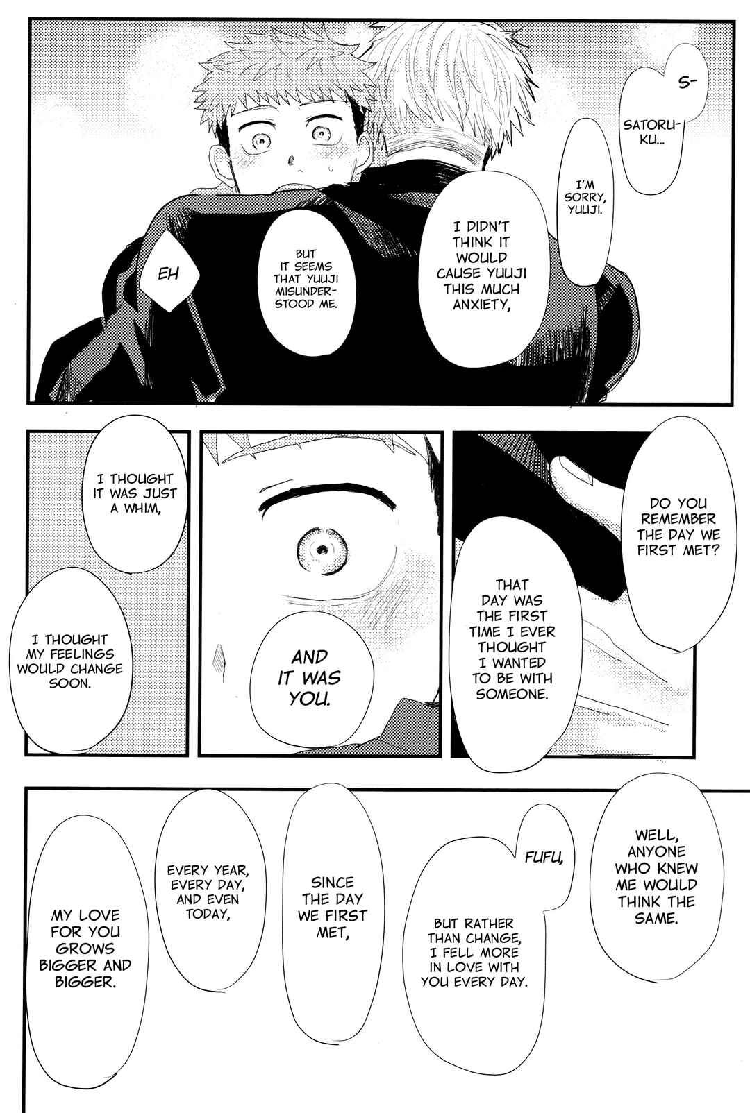 Page 27 Chapter Unknown_3e19 Jujutsu Kaisen - Kimi no Subete ni Naritai (Doujinshi)