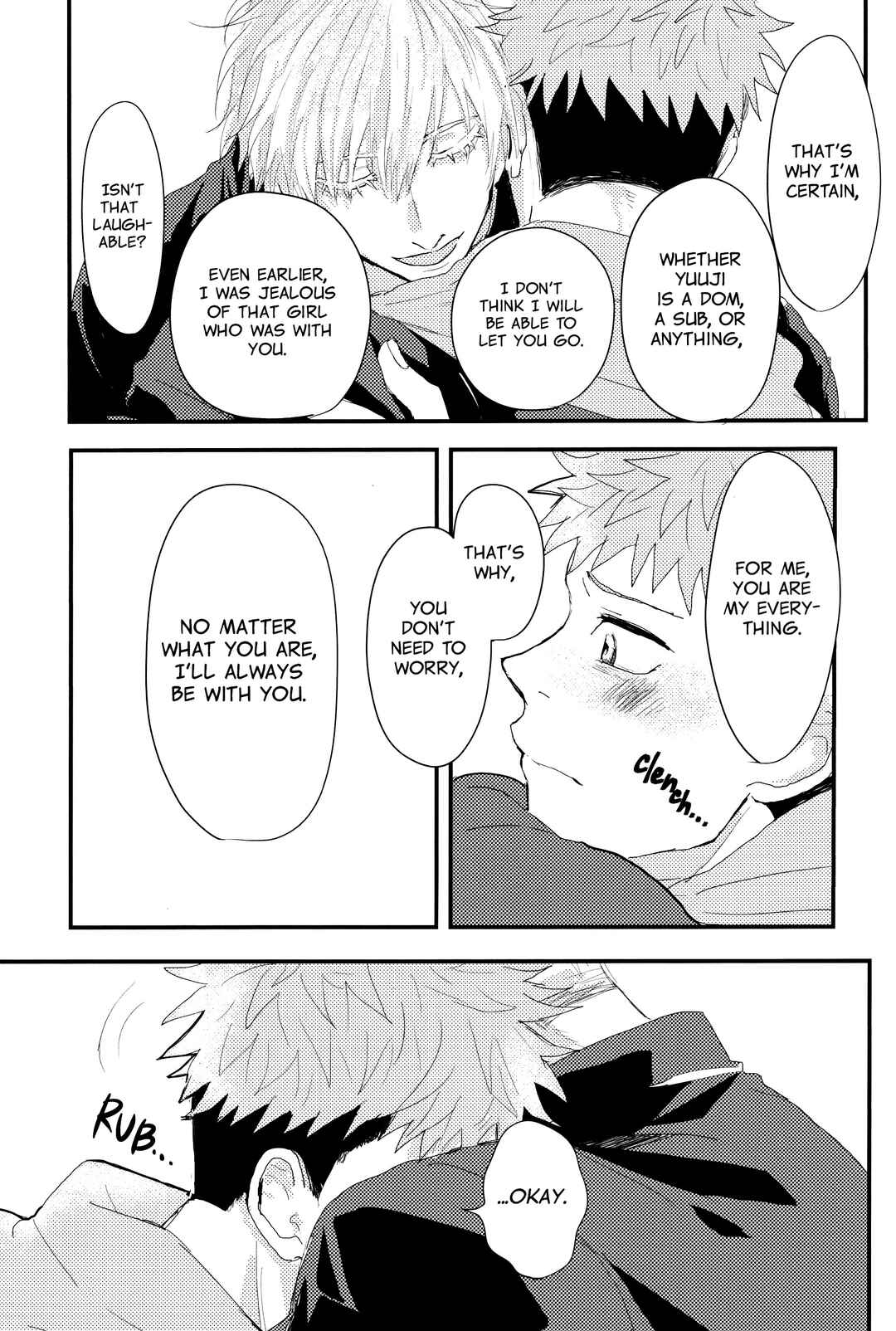 Page 28 Chapter Unknown_3e19 Jujutsu Kaisen - Kimi no Subete ni Naritai (Doujinshi)