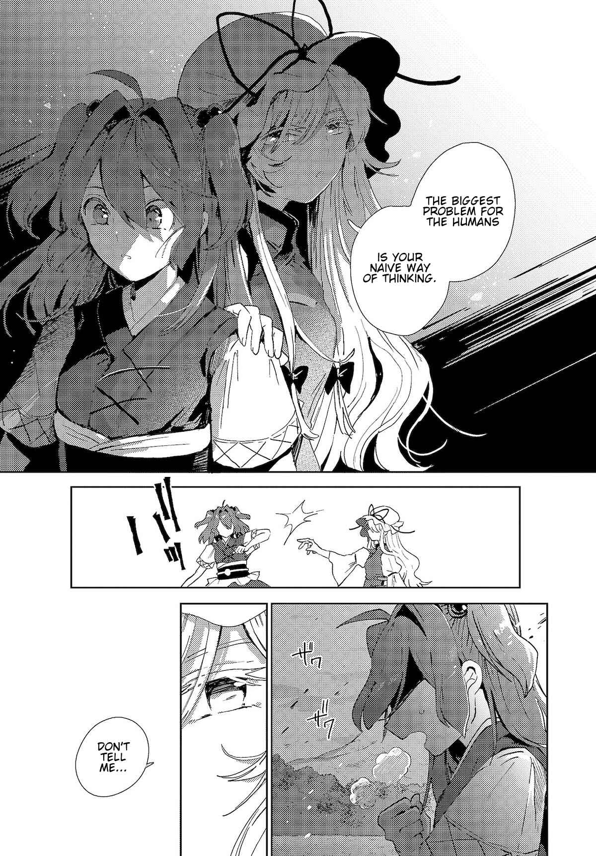 Page 13 Chapter 5 Touhou Project Niji Sousaku Series: Shinigami wa Kyou mo Fune wo Kogu