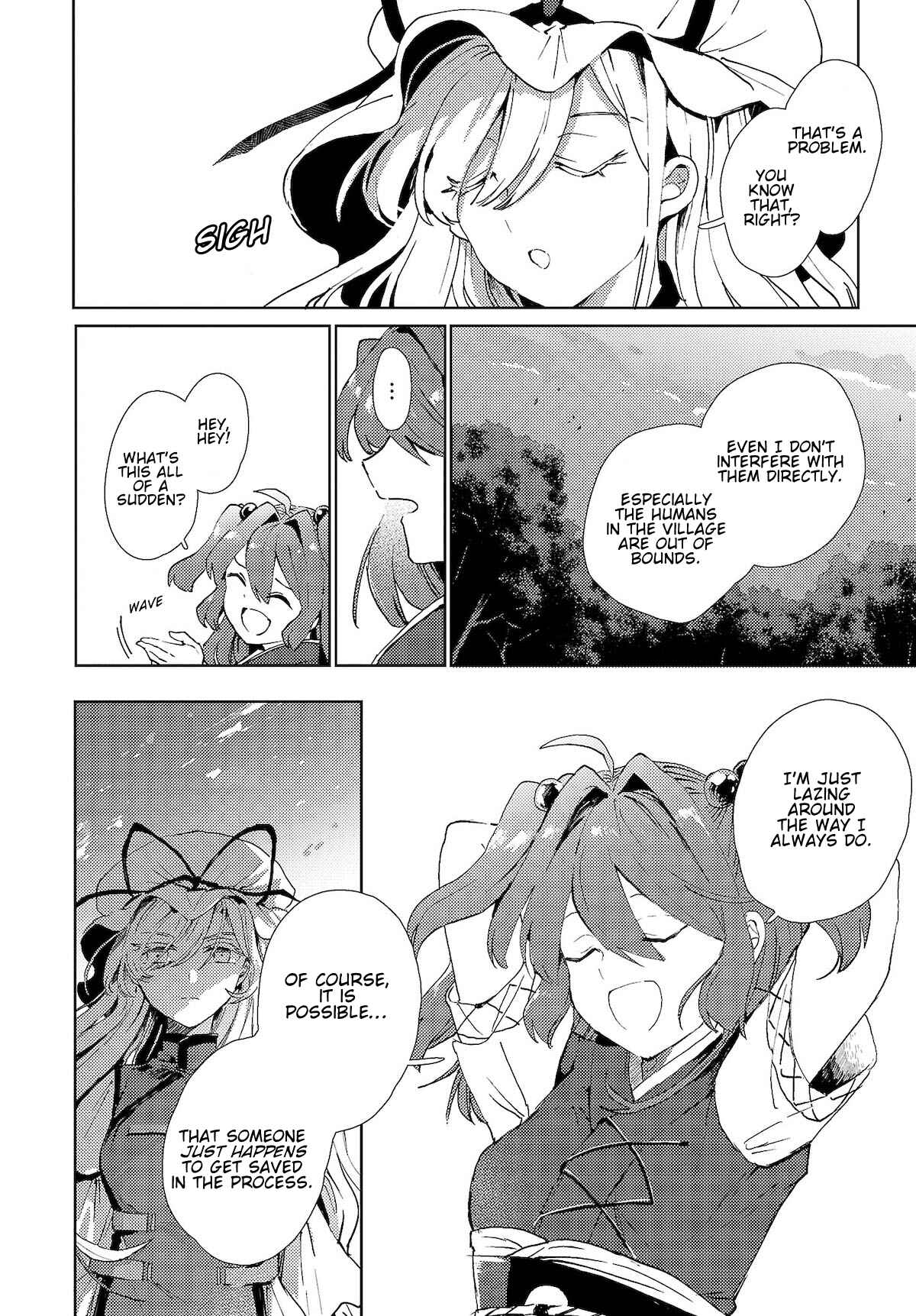 Page 4 Chapter 5 Touhou Project Niji Sousaku Series: Shinigami wa Kyou mo Fune wo Kogu