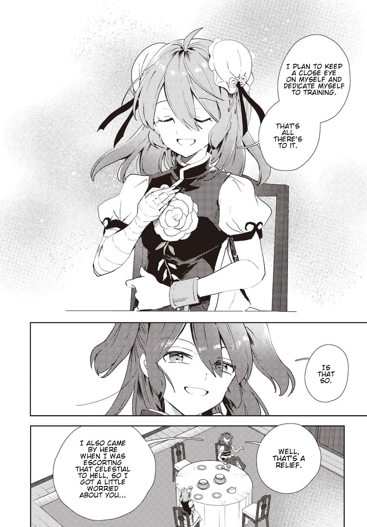 Page 10 Chapter 2 Touhou Project Niji Sousaku Series: Shinigami wa Kyou mo Fune wo Kogu