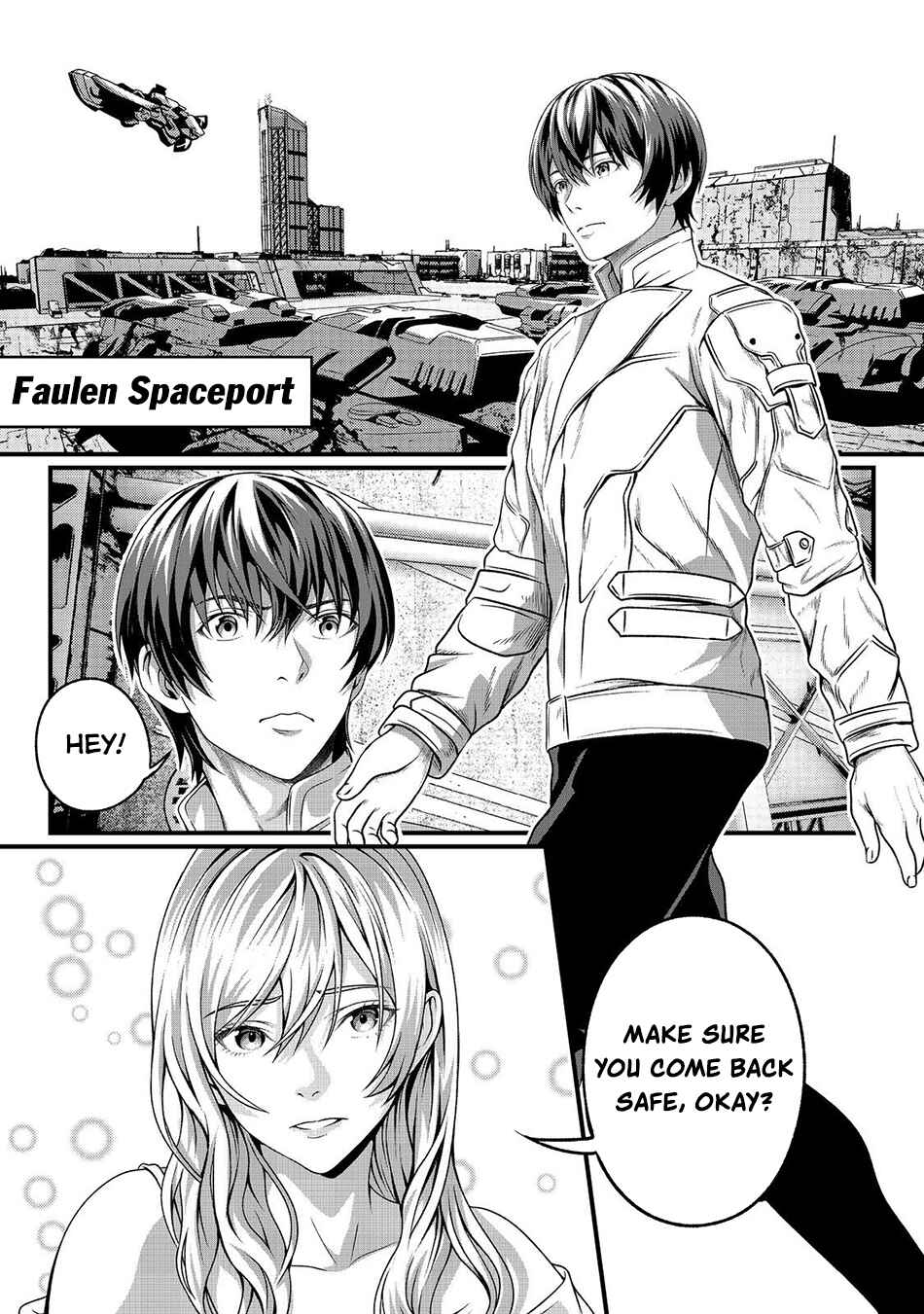 Page 13 Chapter 2 Koko wa Makasete Sakini Ike! wo shitai Shinitagari no Nozomanu Uchuu Gekokujou