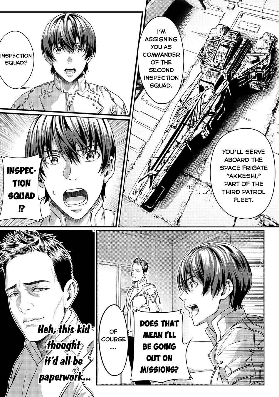 Page 20 Chapter 2 Koko wa Makasete Sakini Ike! wo shitai Shinitagari no Nozomanu Uchuu Gekokujou
