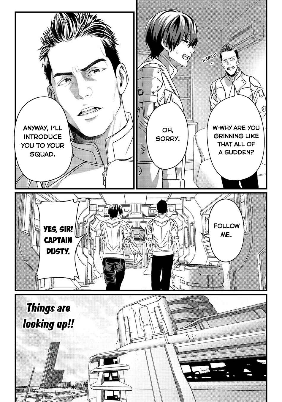 Page 22 Chapter 2 Koko wa Makasete Sakini Ike! wo shitai Shinitagari no Nozomanu Uchuu Gekokujou