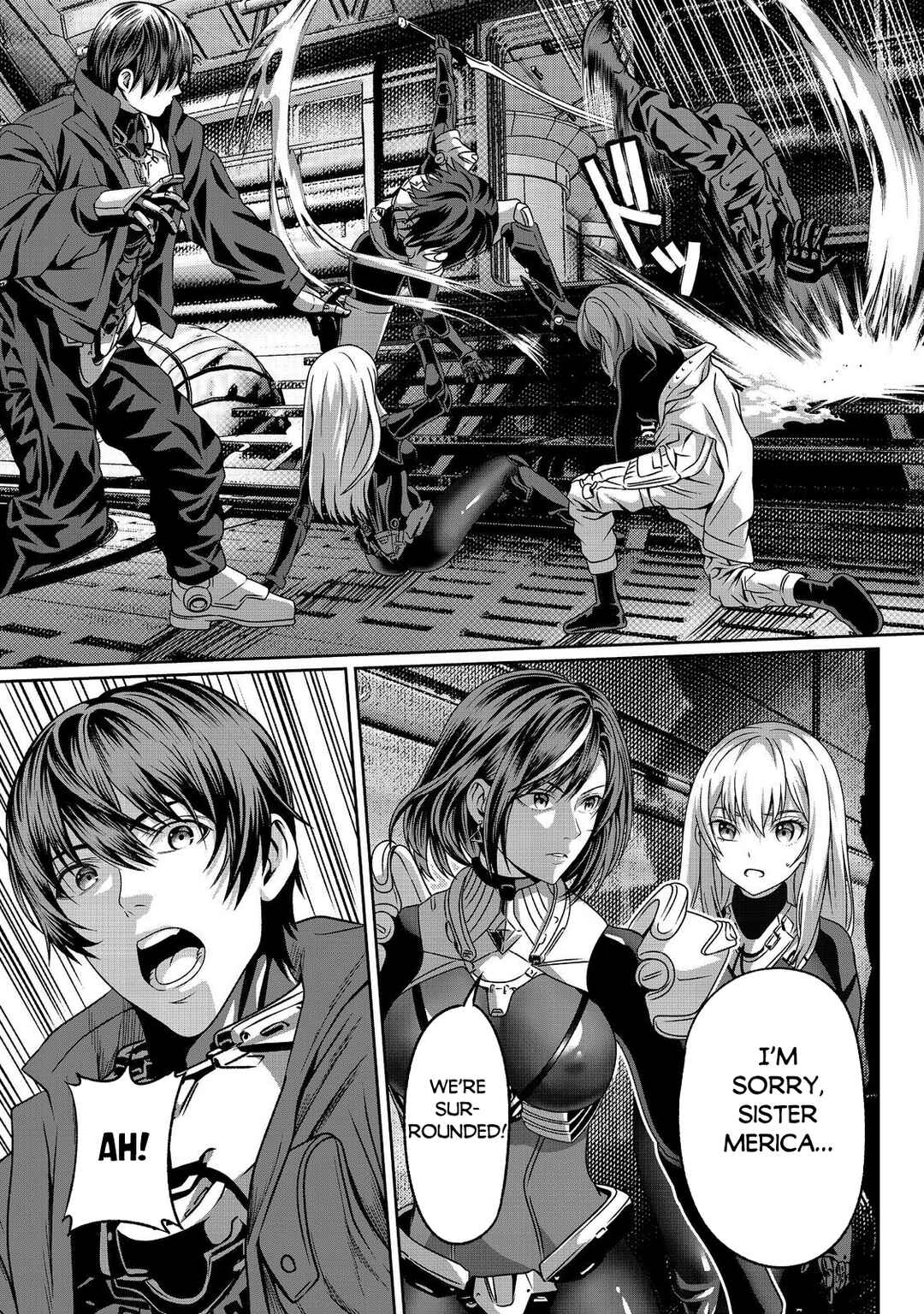 Page 13 Chapter 4 Koko wa Makasete Sakini Ike! wo shitai Shinitagari no Nozomanu Uchuu Gekokujou