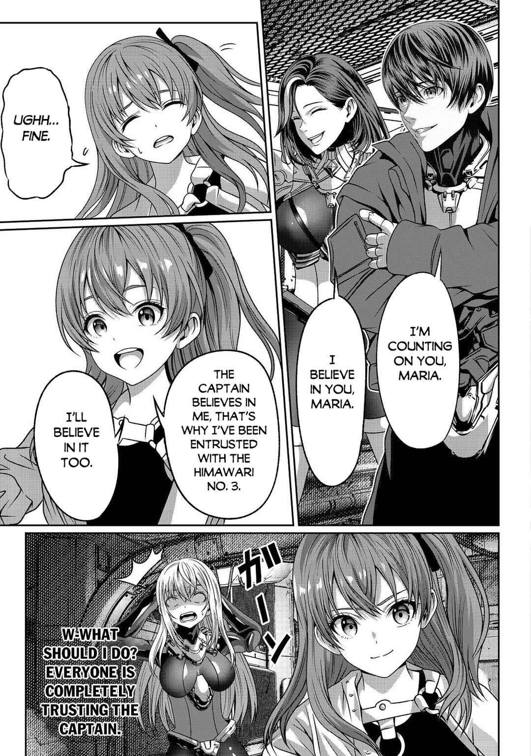 Page 34 Chapter 4 Koko wa Makasete Sakini Ike! wo shitai Shinitagari no Nozomanu Uchuu Gekokujou