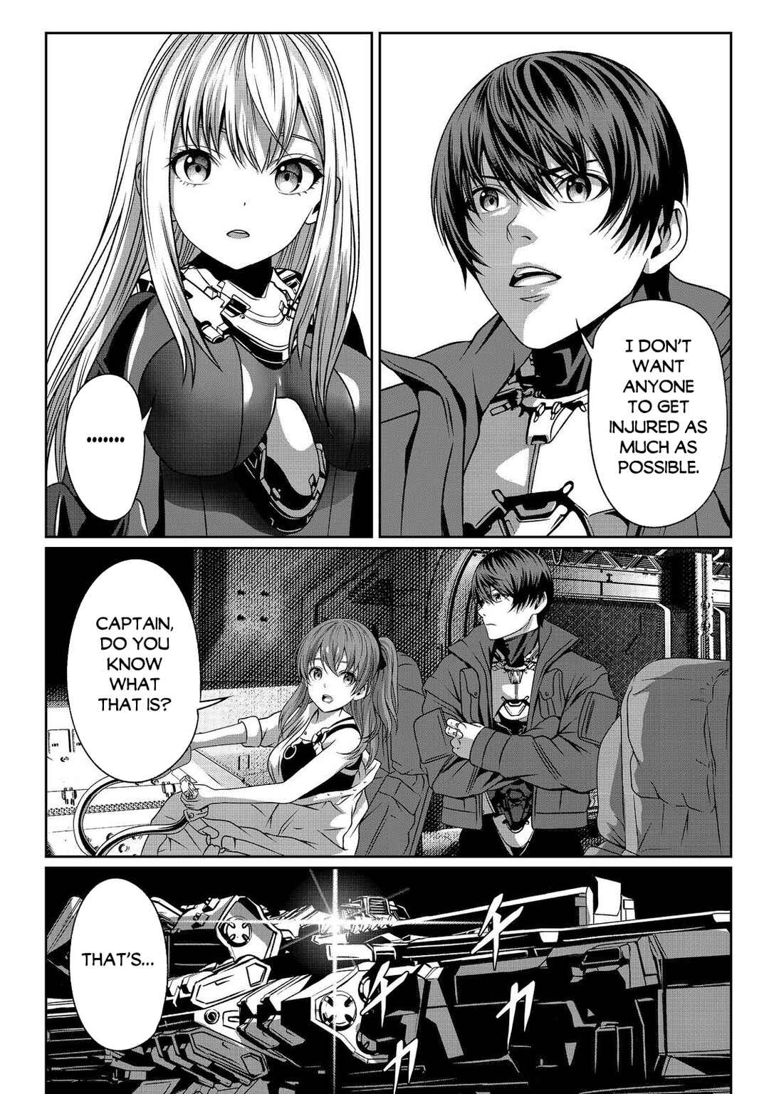 Page 37 Chapter 4 Koko wa Makasete Sakini Ike! wo shitai Shinitagari no Nozomanu Uchuu Gekokujou