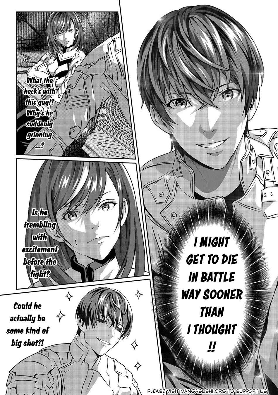 Page 11 Chapter 3 Koko wa Makasete Sakini Ike! wo shitai Shinitagari no Nozomanu Uchuu Gekokujou