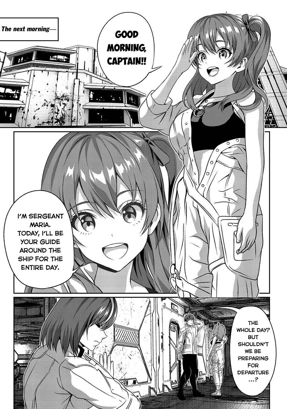Page 12 Chapter 3 Koko wa Makasete Sakini Ike! wo shitai Shinitagari no Nozomanu Uchuu Gekokujou