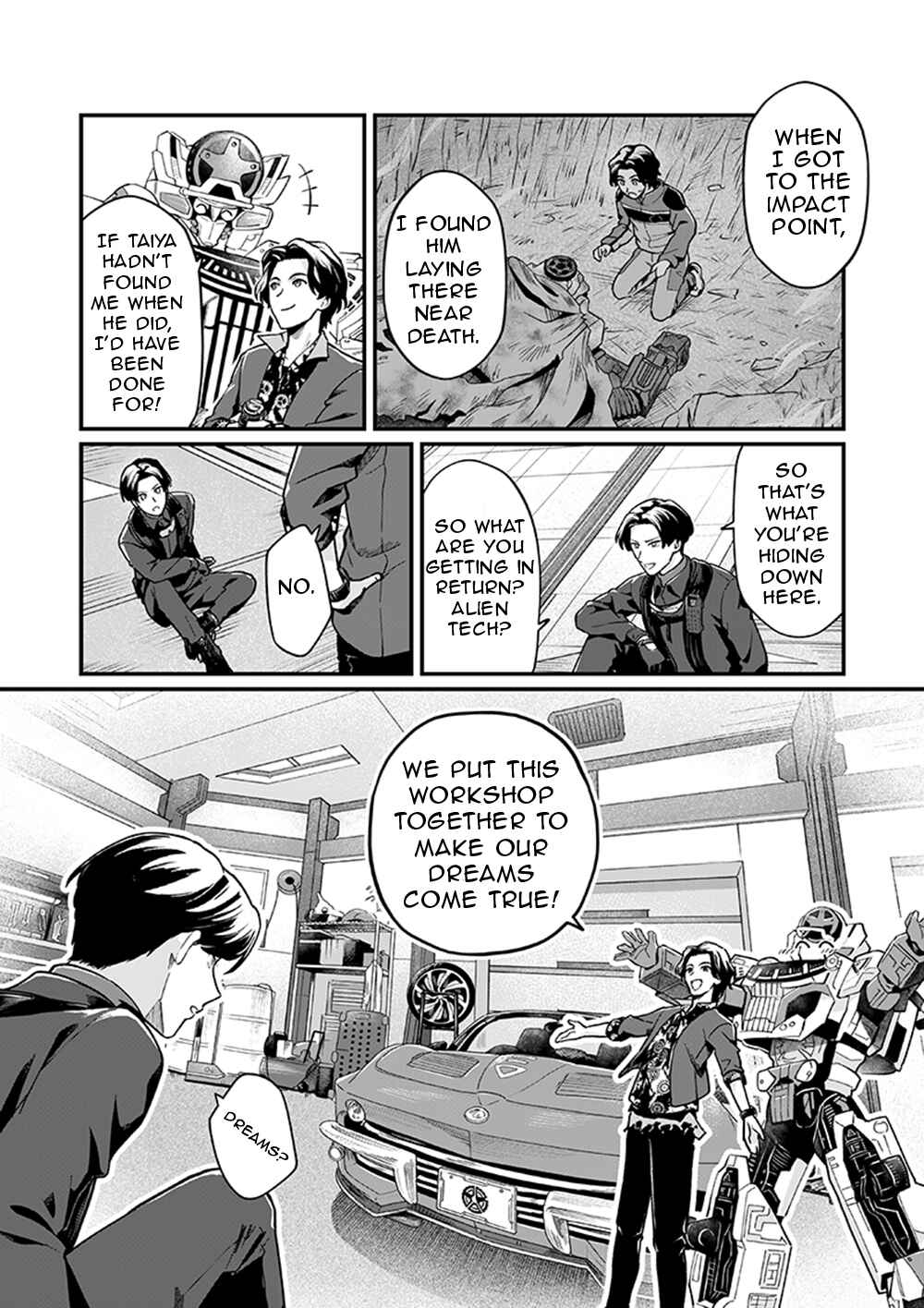Page 12 Chapter 2 Bakuage Sentai Boonboomger formation lap - The Informants Secrets (Your Eyes Only)