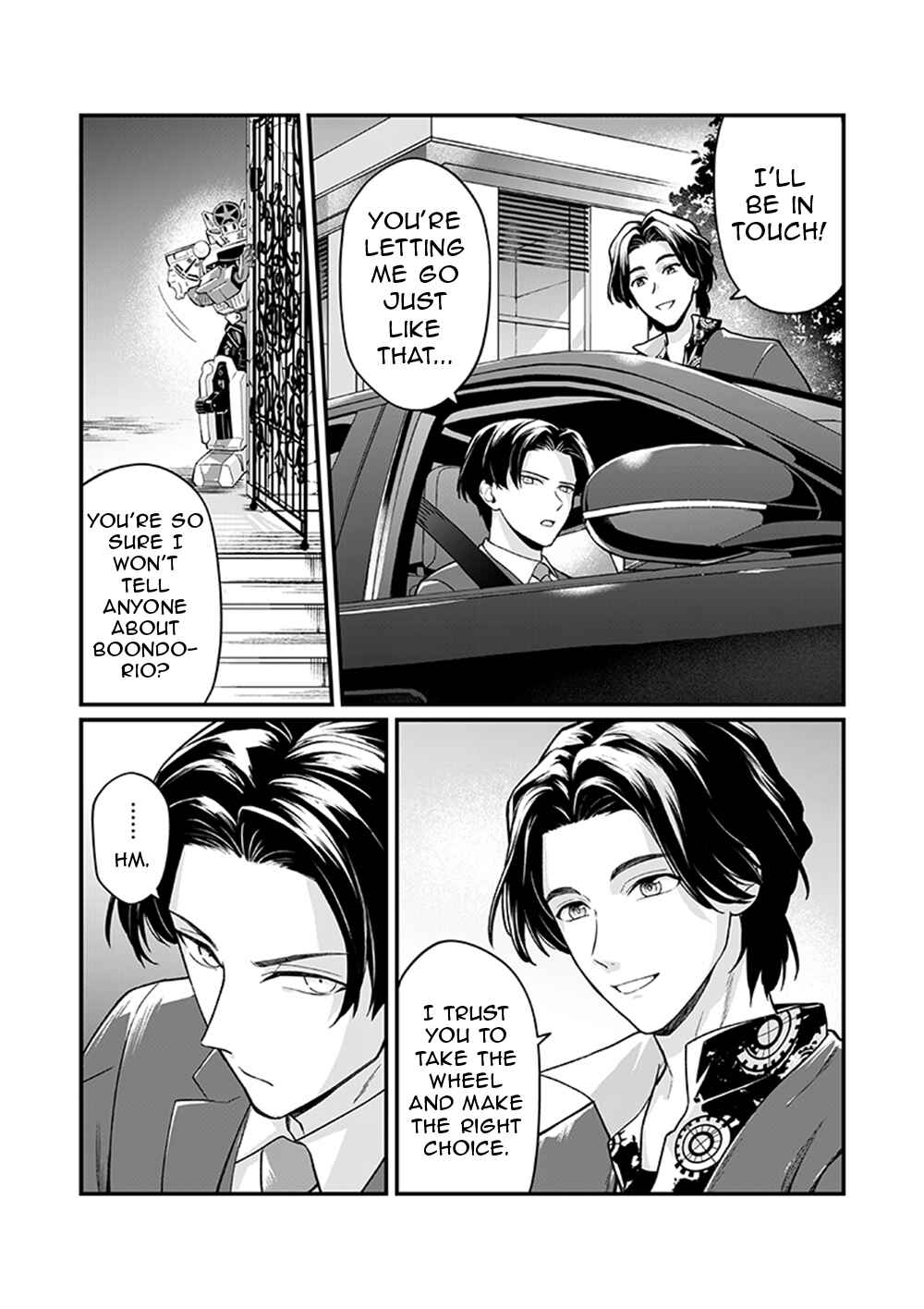 Page 22 Chapter 2 Bakuage Sentai Boonboomger formation lap - The Informants Secrets (Your Eyes Only)