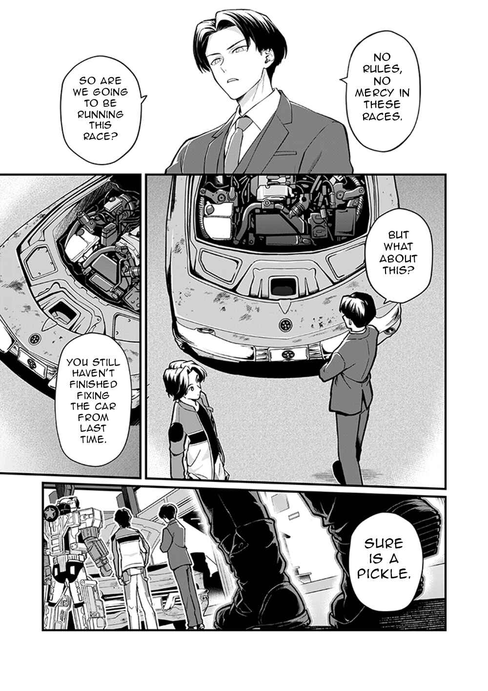Page 3 Chapter 4 Bakuage Sentai Boonboomger formation lap - The Informants Secrets (Your Eyes Only)