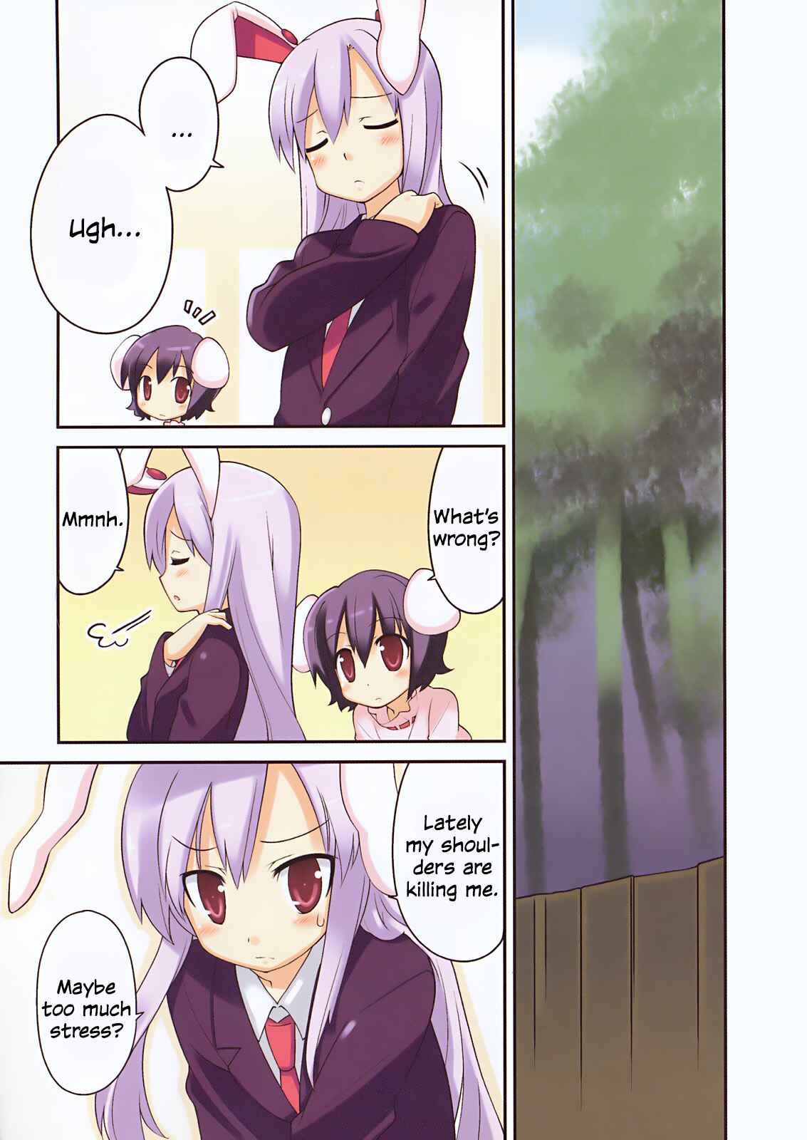 Page 1 Chapter 15.2 Touhou Bougetsushou ~ Tsuki no Inaba to Chijou no Inaba