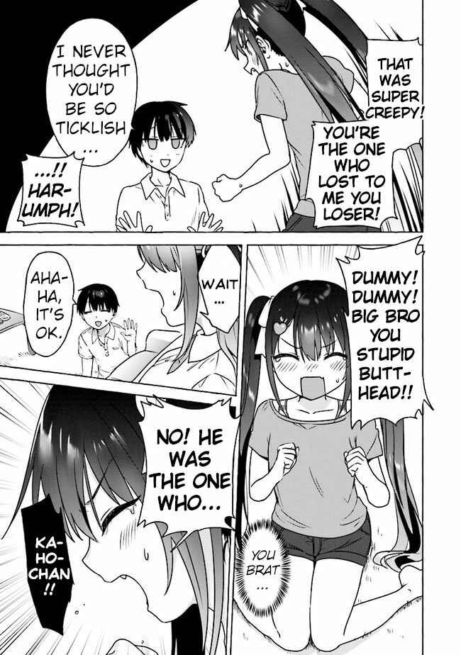Page 9 Chapter 4 Amakara Gishimai ni Hasamarete Masu