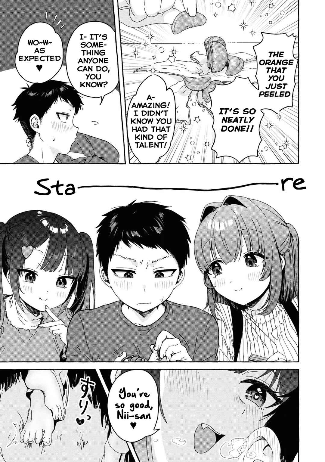 Page 7 Chapter 30 Amakara Gishimai ni Hasamarete Masu