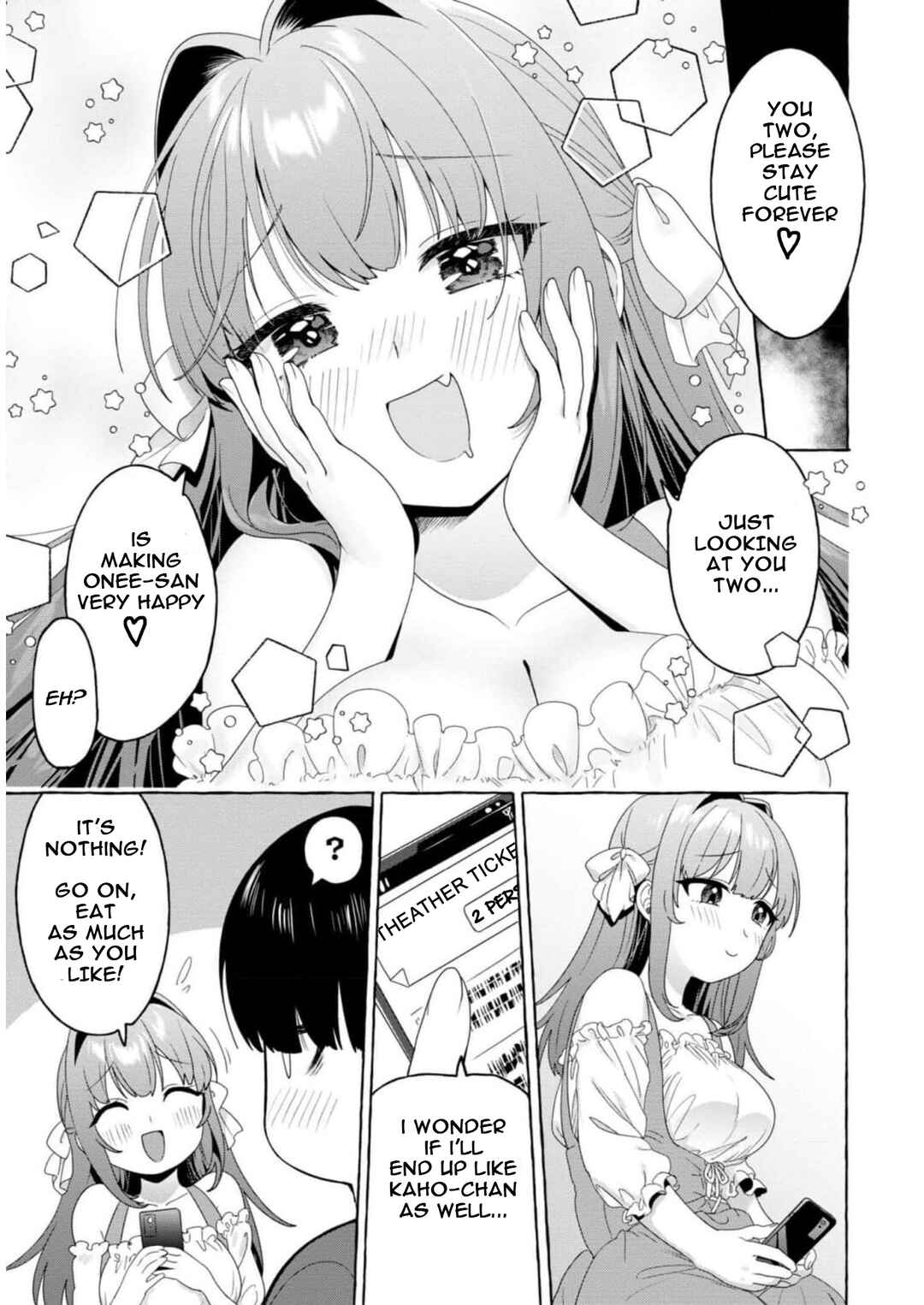 Page 15 Chapter 20 Amakara Gishimai ni Hasamarete Masu
