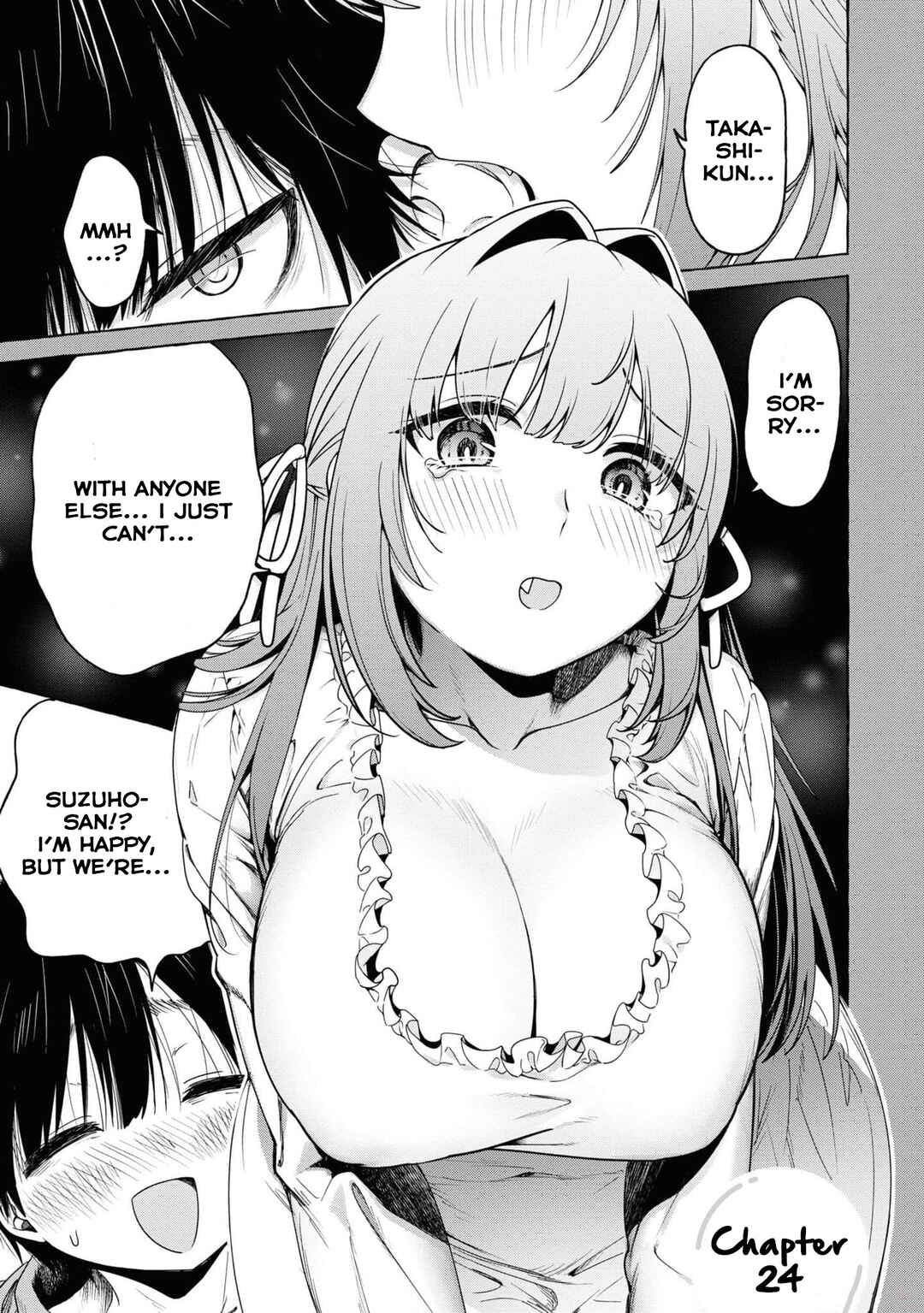 Page 1 Chapter 24 Amakara Gishimai ni Hasamarete Masu