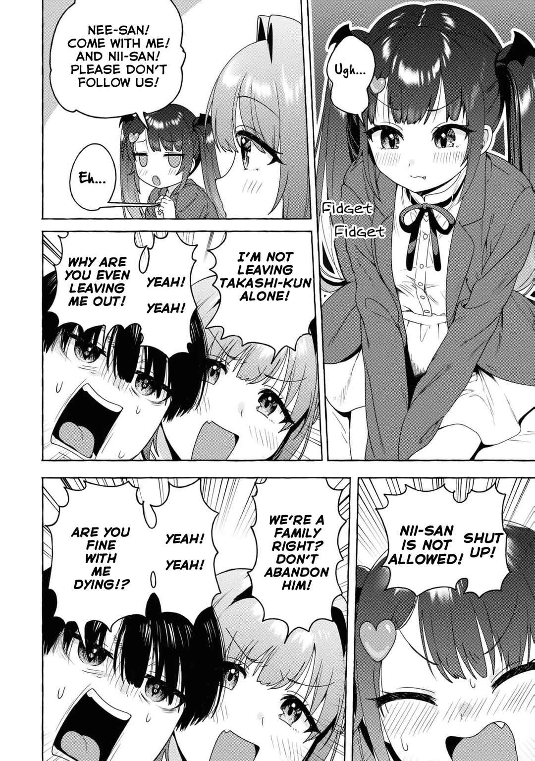 Page 10 Chapter 24 Amakara Gishimai ni Hasamarete Masu