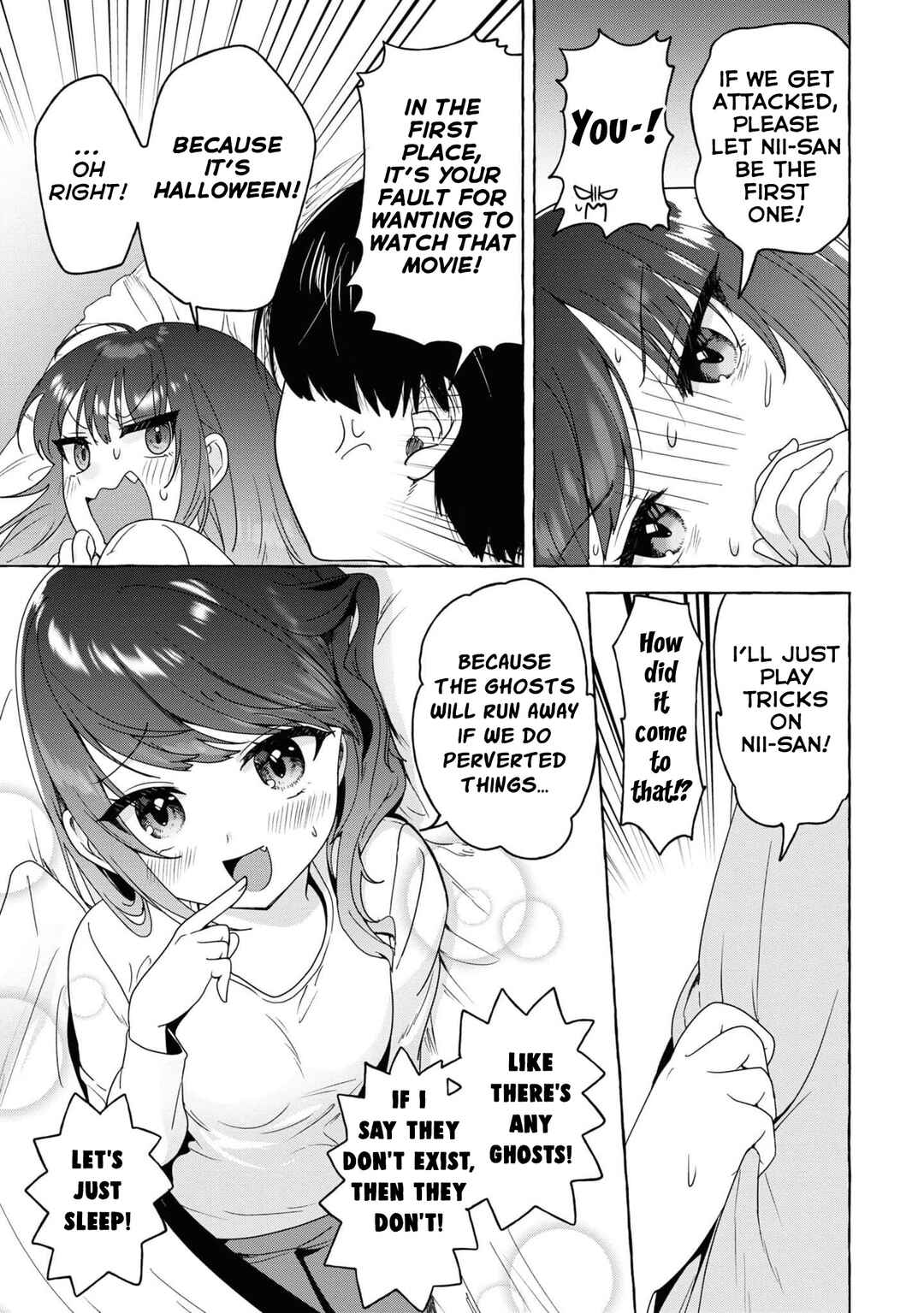 Page 13 Chapter 24 Amakara Gishimai ni Hasamarete Masu