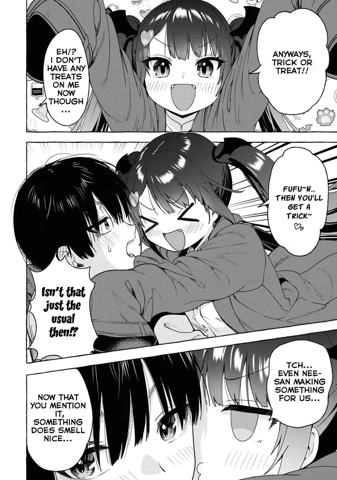 Page 4 Chapter 24 Amakara Gishimai ni Hasamarete Masu