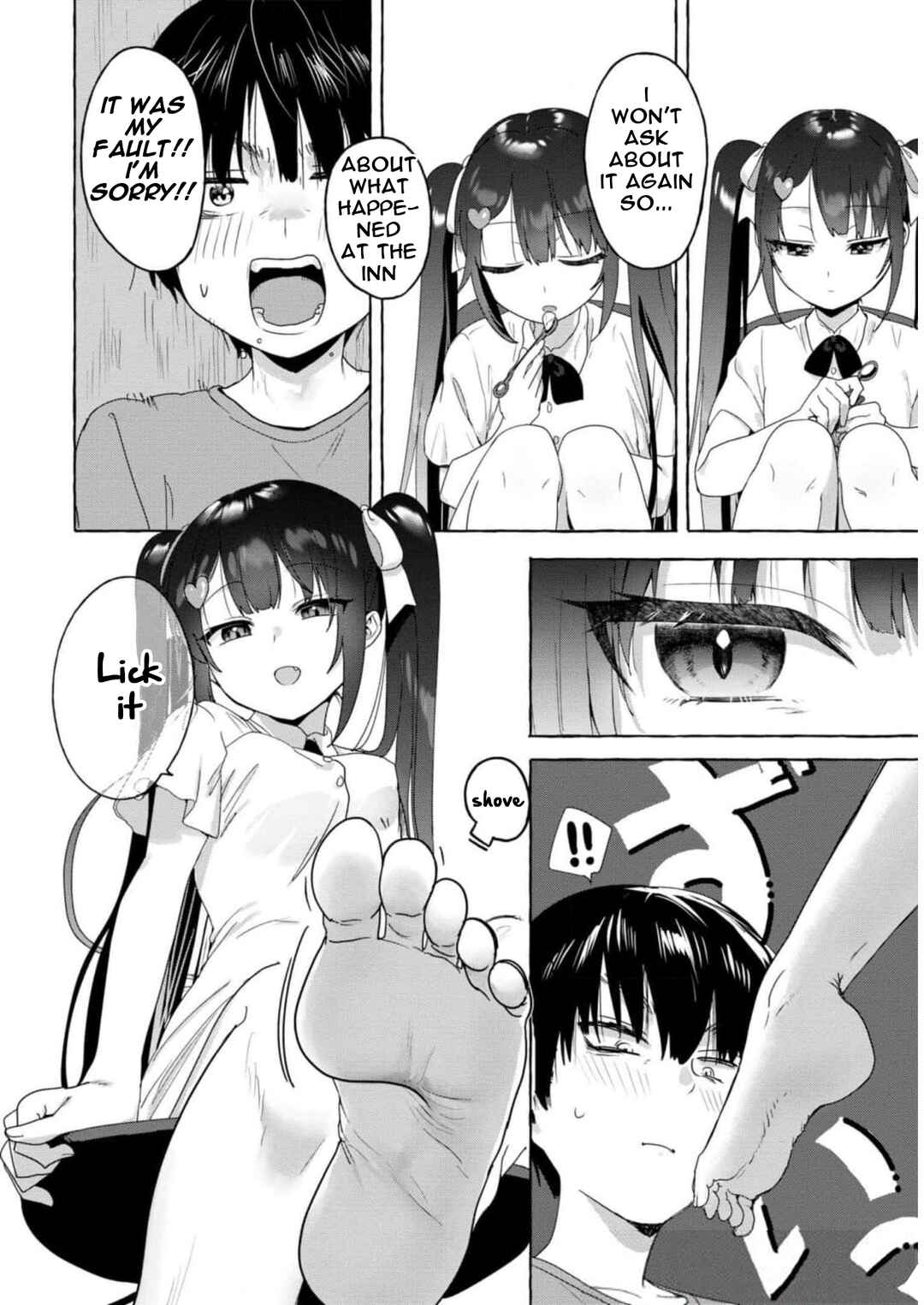 Page 10 Chapter 19 Amakara Gishimai ni Hasamarete Masu
