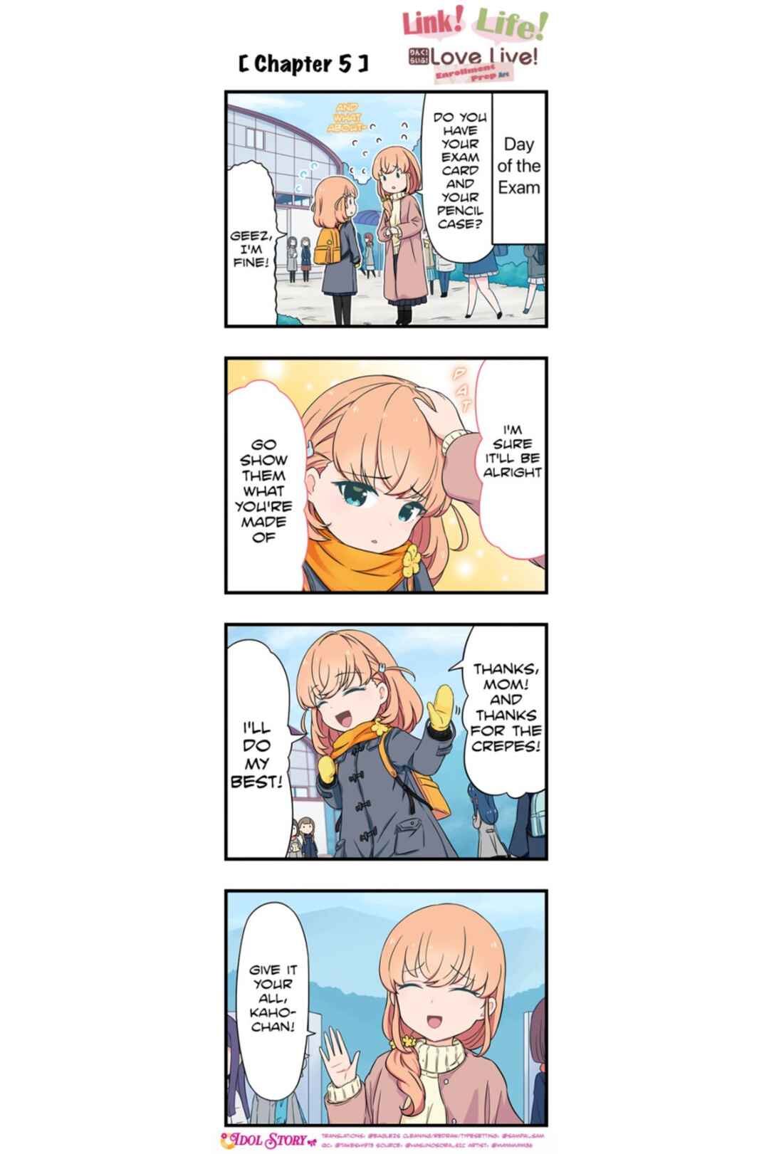 Page 1 Chapter 5 Link! Life! Love Live! Nyuugaku Junbi-hen