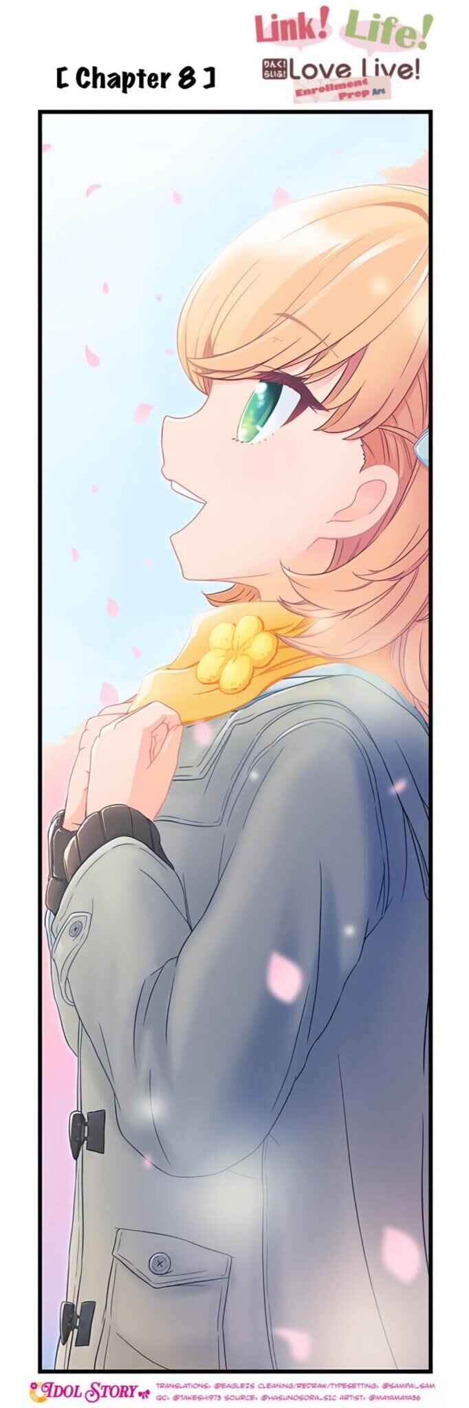 Page 1 Chapter 8 Link! Life! Love Live! Nyuugaku Junbi-hen