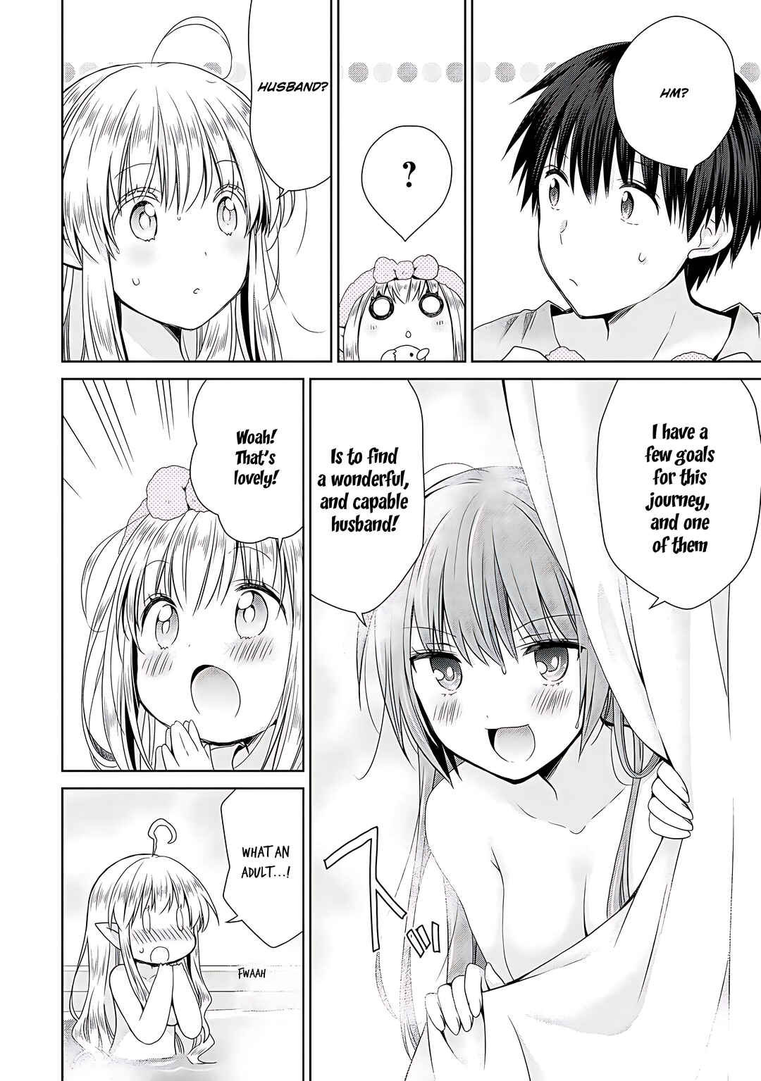 Page 9 Chapter 6 Kiss kara Hajimaru Isekai Harem ~Ipputasai no Sekai ni Tensei Shita node Kami ga Kimeta Unmei no Hito wo Sagashimasu~