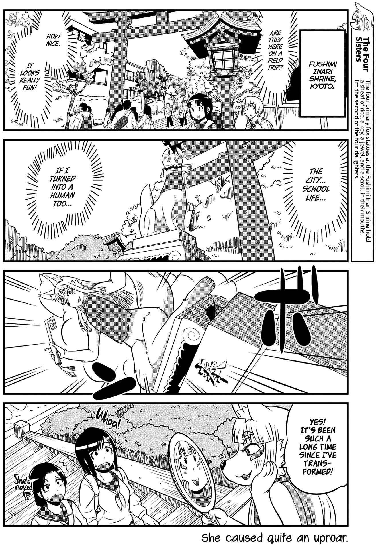 Page 4 Chapter 2 Tamamo-chan’s a Fox!