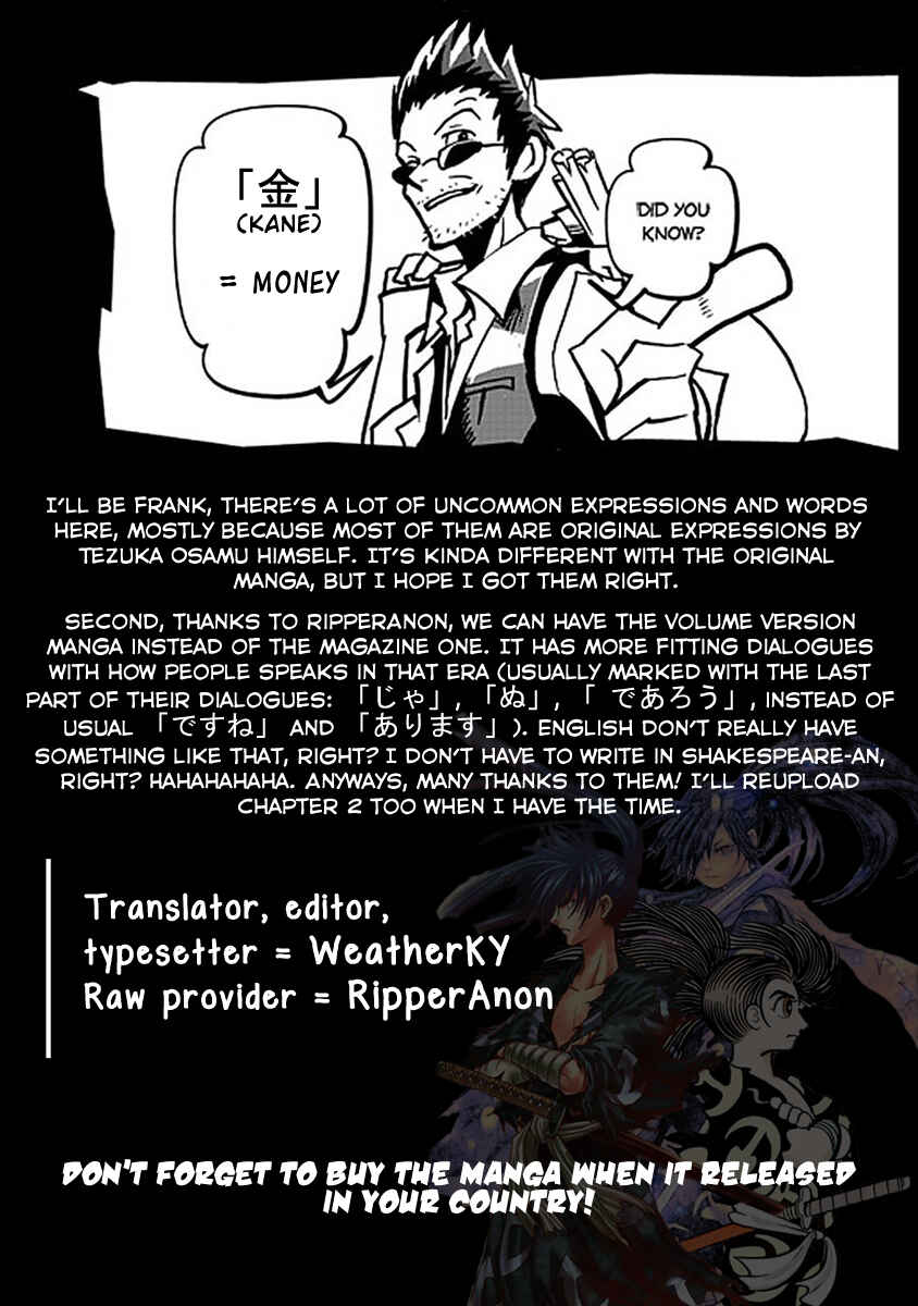 Page 29 Chapter 3 The Legend of Dororo and Hyakkimaru