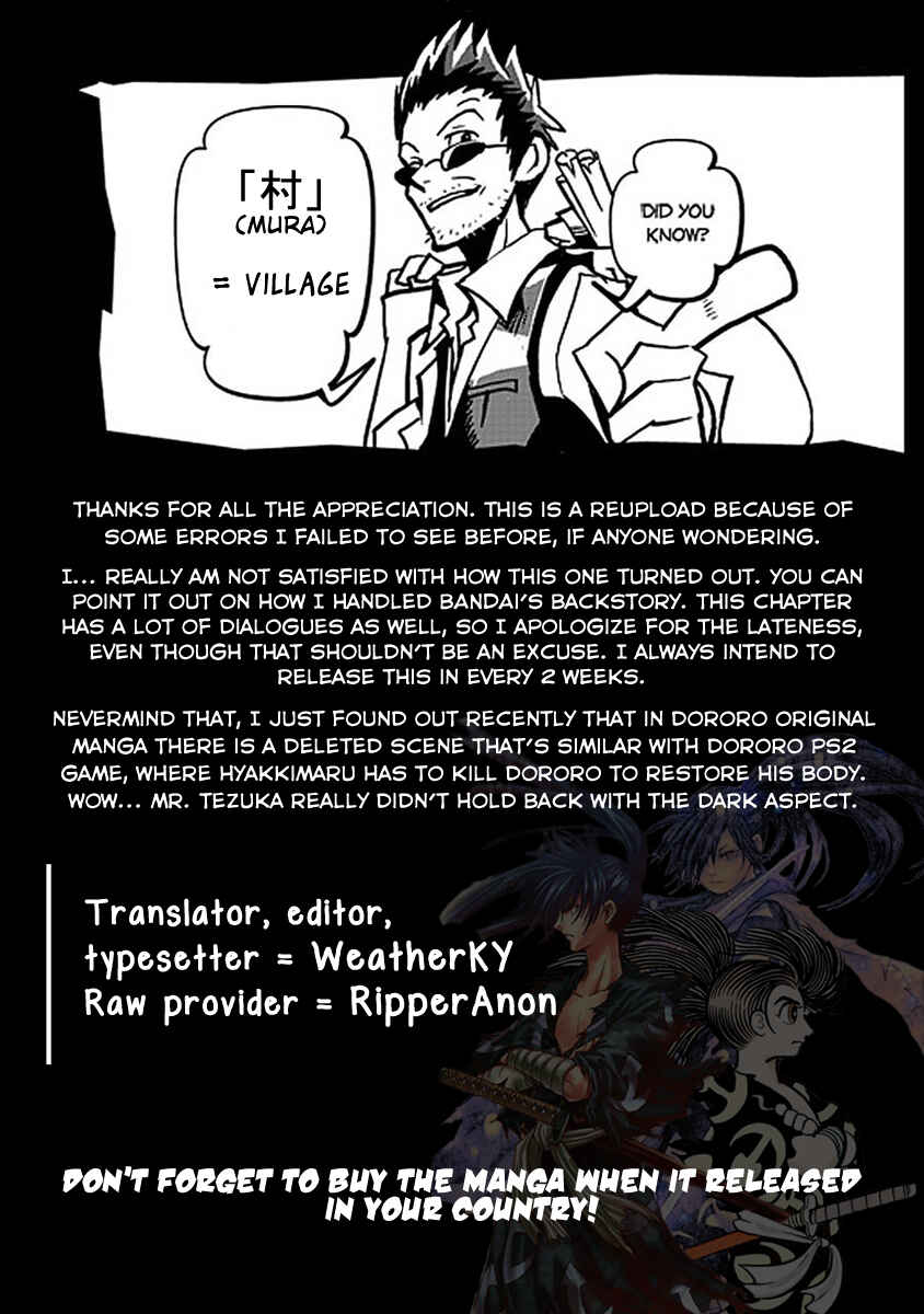 Page 35 Chapter 4 The Legend of Dororo and Hyakkimaru