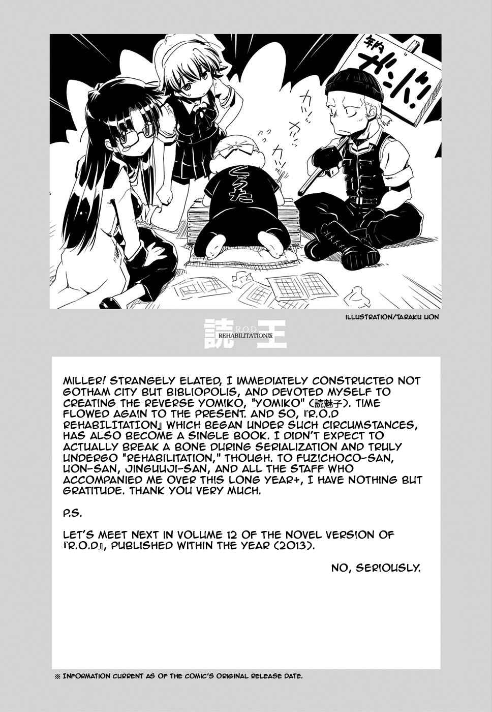 Page 11 Chapter 7 Read or Die - Rehabilitation