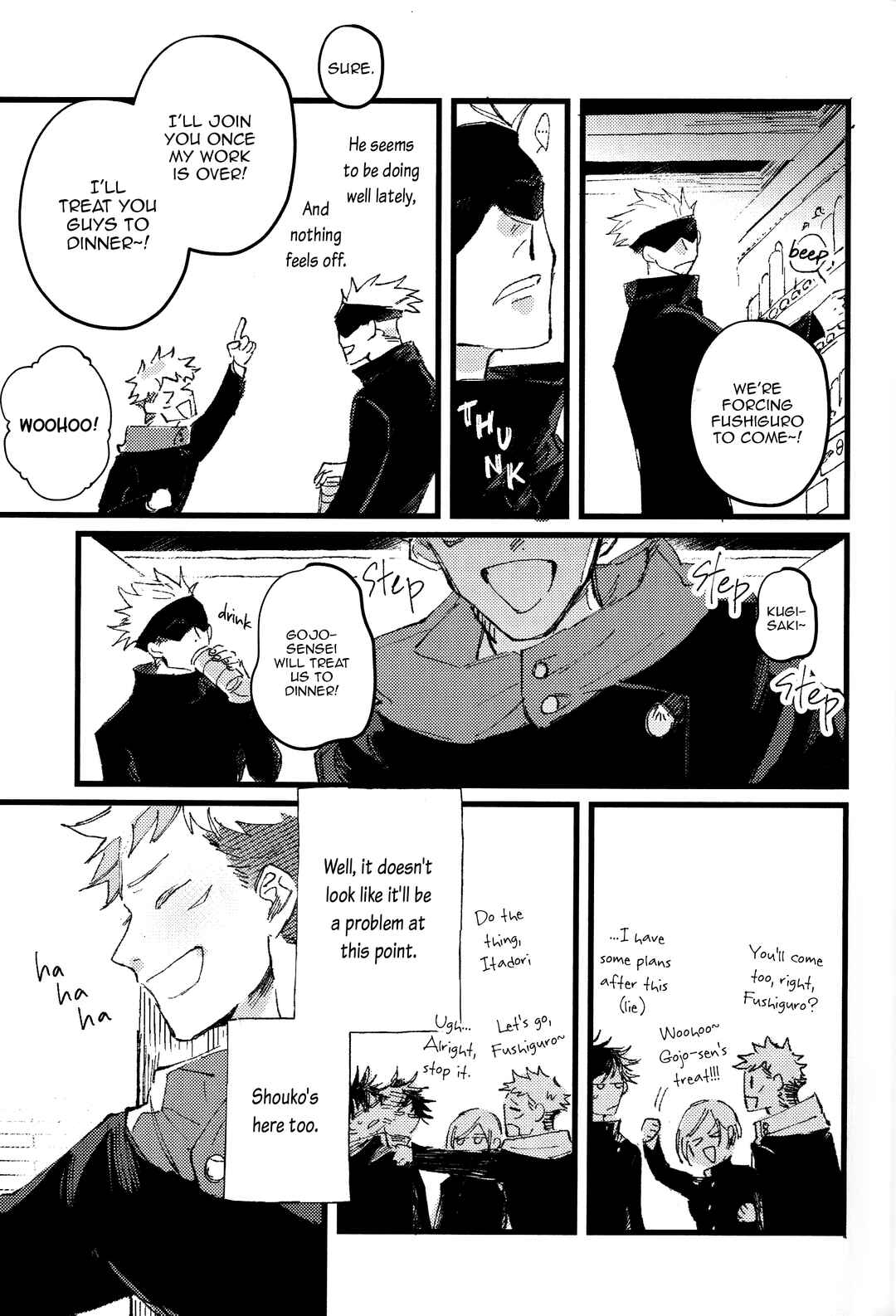 Page 28 Chapter 1 Jujutsu Kaisen - Kururikururi Sairoku (Doujinshi)