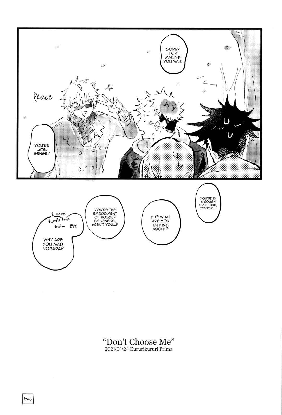Page 97 Chapter 1 Jujutsu Kaisen - Kururikururi Sairoku (Doujinshi)