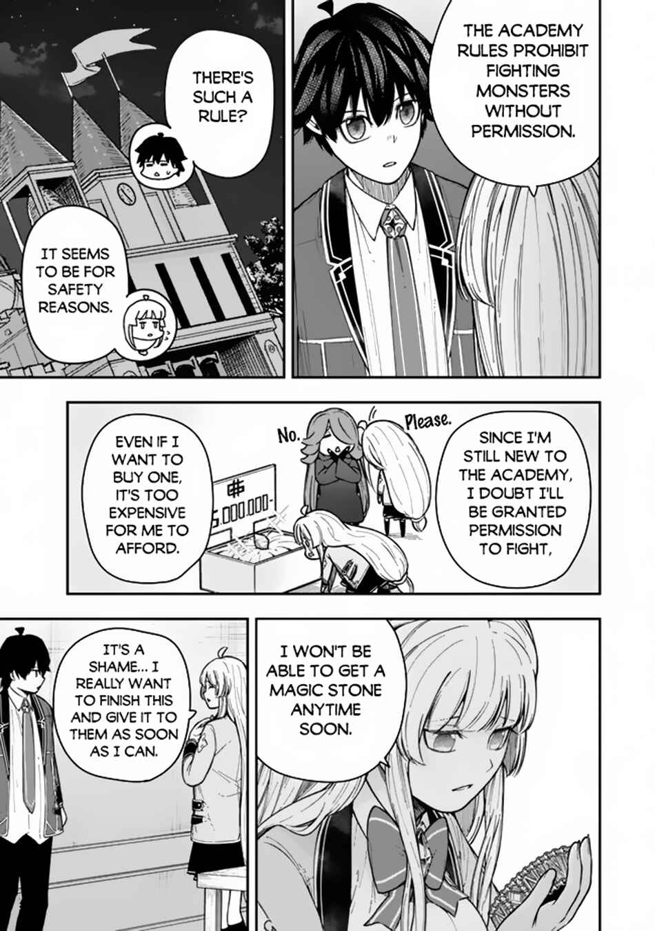 Page 9 Chapter 7.2 Gomi Ika da to Tsuihou Sareta Shiyounin, Jitsu wa Zense Kenja desu ~Shijou Saikyou no Kenja, Sekai Saikouhou no Gakuen ni Kayou~