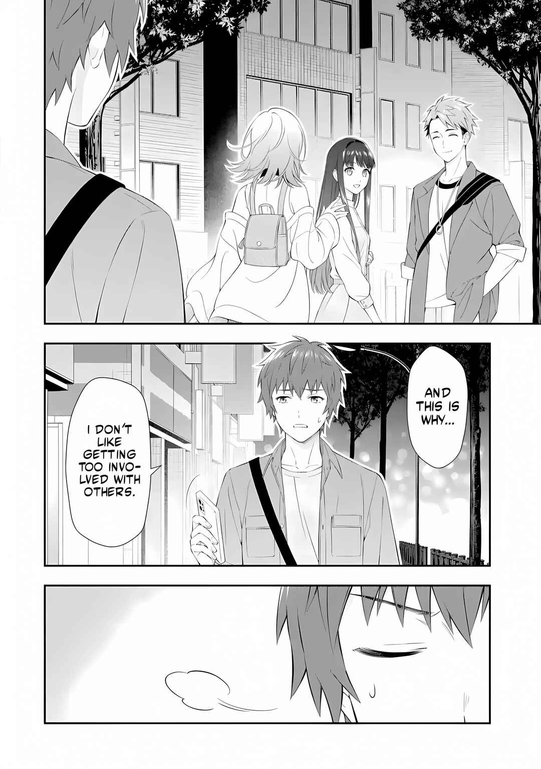 Page 22 Chapter 1.1 Toumei na Yoru ni Kakeru-kun to, Me ni Mienai Koi wo Shita.
