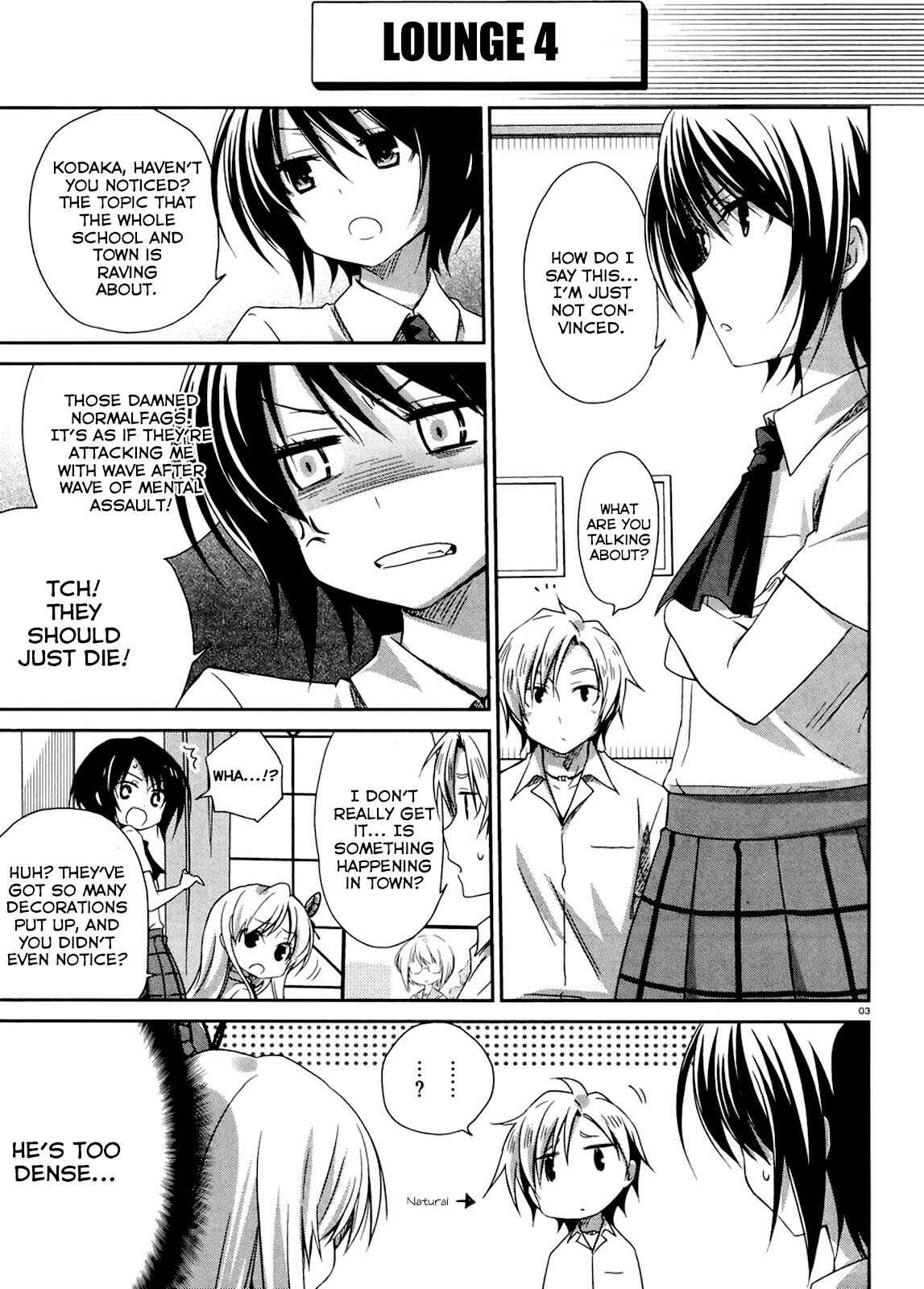Page 4 Chapter 3 Boku wa Tomodachi ga Sukunai Hiyori