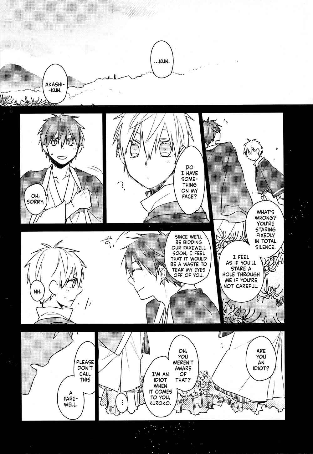 Page 22 Chapter Unknown_2c12 Kuroko no Basket - Kagome no Hana (Doujinshi)