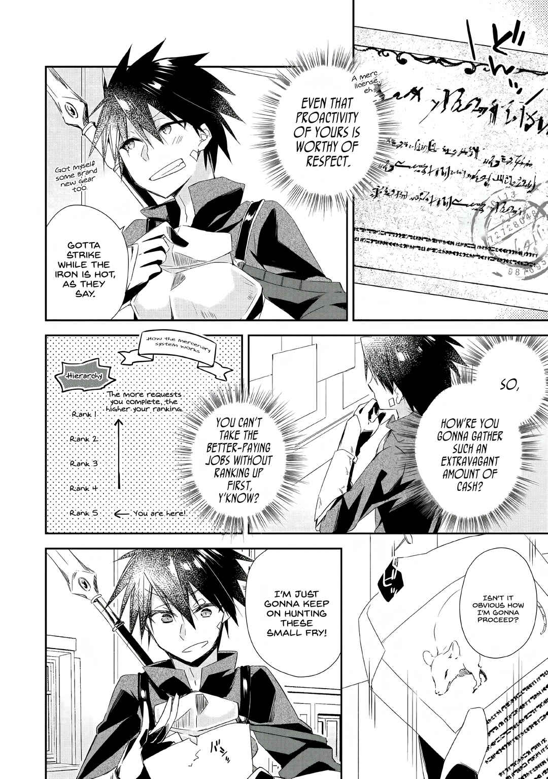 Page 4 Chapter 3 Yuusha Densetsu no Uragawa de Ore wa Eiyuu Densetsu wo Tsukurimasu ~Oudou Goroshi no Eiyuutan~