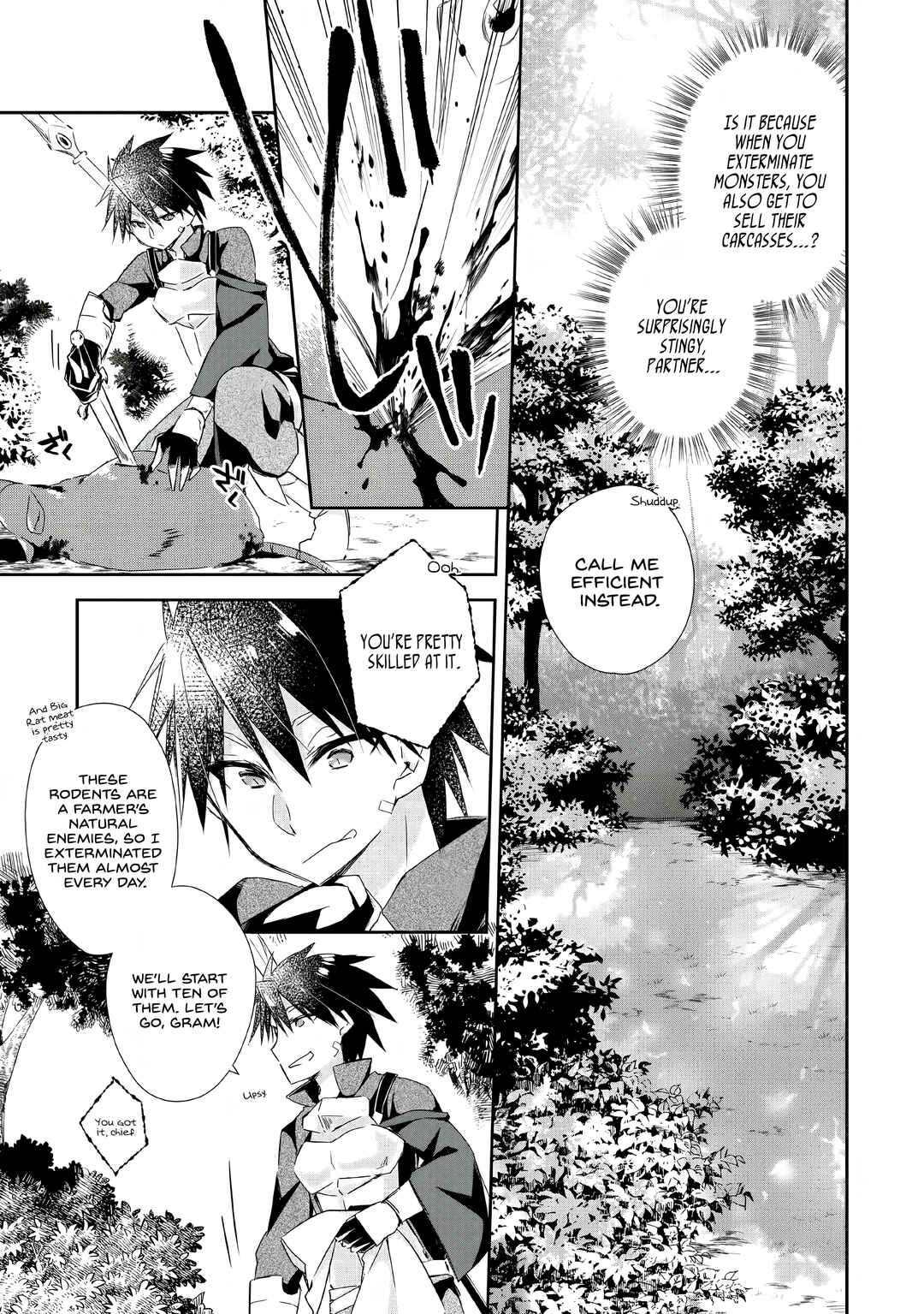 Page 5 Chapter 3 Yuusha Densetsu no Uragawa de Ore wa Eiyuu Densetsu wo Tsukurimasu ~Oudou Goroshi no Eiyuutan~