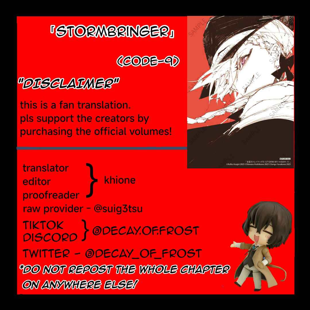 Page 1 Chapter 9 Bungou Stray Dogs: STORM BRINGER