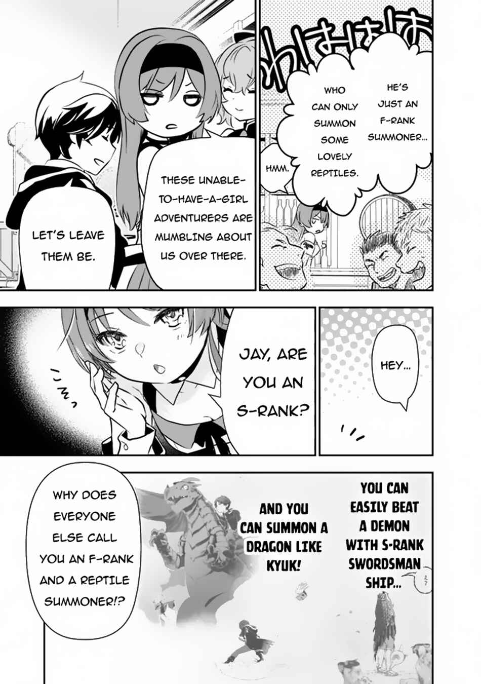 Page 4 Chapter 2 F Rank Shoukanshi, Pet Atsukaide Kawaigatteita Shoukanjuu ga Bahamut ni Seichou shita no de Bouken wo Yamete Saikyou no Ryuu Kishi ni naru