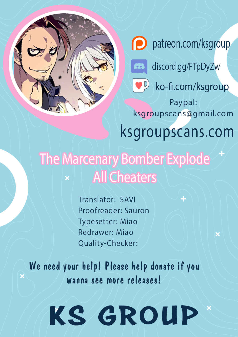 Page 1 Chapter 6 The Mercenary Bomber Explodes All Cheaters