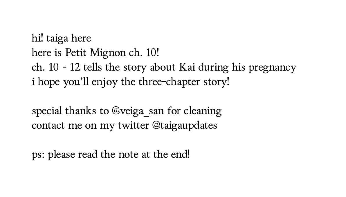 Page 1 Chapter 10 Petit Mignon: Jujin Omegaverse