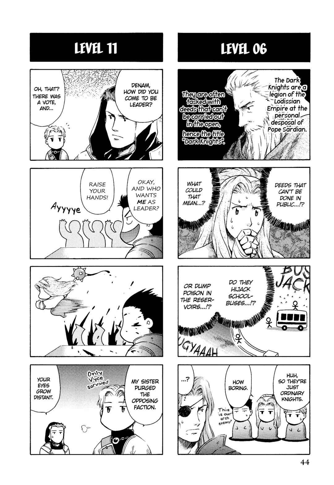 Page 3 Chapter 6 Tactics Ogre: Let Us Cling Together 4-koma Kings